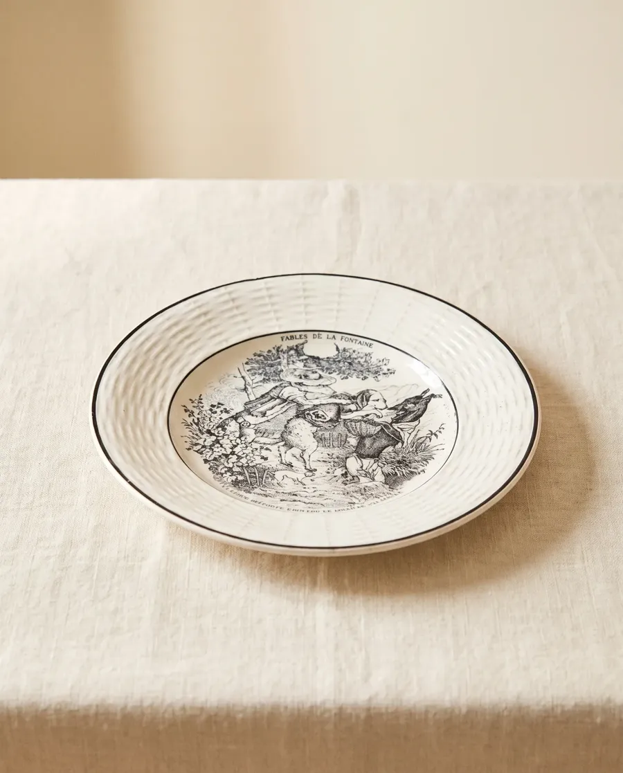 Assiettes illustrées des Fables de La Fontaine, photo 2