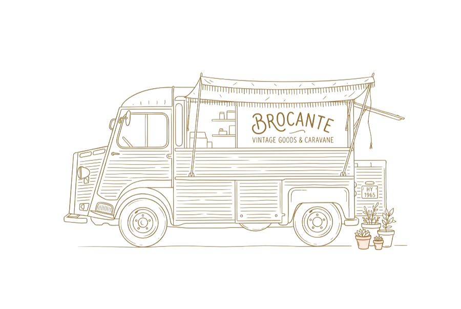 Illustration de la caravane